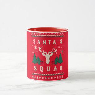 Santa's Squad Ugly kerstSweater Mok