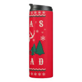 Santa's Squad Ugly kerstSweater Thermosbeker (Geroteerd rechts)