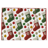 Santas Stocking Groot Cadeauzakje (Achterkant)