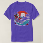 Santas Summer Splash Christmas in juli 2024 T-shir T-shirt (Design voorkant)