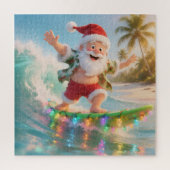 Santa's Summer Surf Adventure Jigsaw Puzzle Legpuzzel (Verticaal)