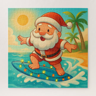 Santa's Summer Surf Adventure Legpuzzel