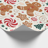 Santa's Sweets Cadeaupapier (Hoek)