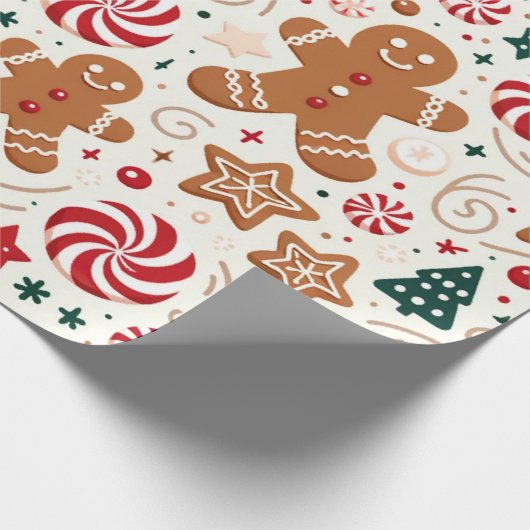 Santa's Sweets Cadeaupapier (Hoek)