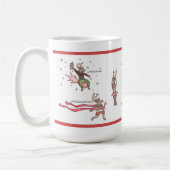 Santa's Team 15 oz. Mok (Links)