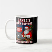 Santa's Tech Suprt_ Rebooting Christmas Funny Koffiemok (Links)