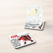 Santa's to-do lijst Collectie. Drankjes Onderzetter (Rechterzijde)