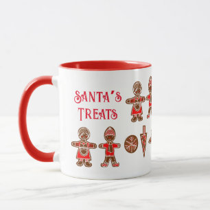 Santa's trakteert peperkoek rode Kerstmis Mok