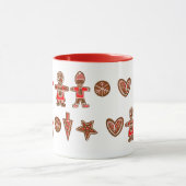 Santa's trakteert peperkoek rode Kerstmis Mok (Midden)