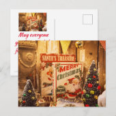 Santa's Treasure Briefkaart (Voorkant / Achterkant)