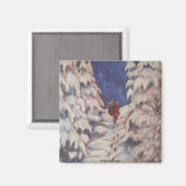 Santa's Trek Magnet (Voorkant / Achterkant)