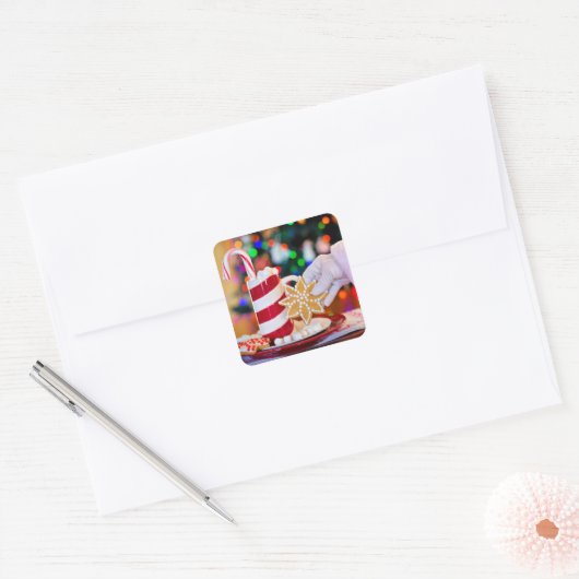 Santa's Tres Sticker (Envelop)