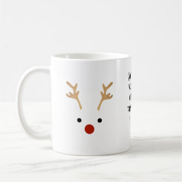 Santa's Trusty Rendier Minimal Koffiemok