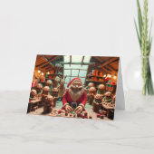 Santa's Twisted Helpers: een ondeugende workshop Kaart (Voorkant)