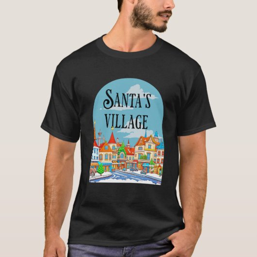 Santa's Village T-shirt (Voorkant)