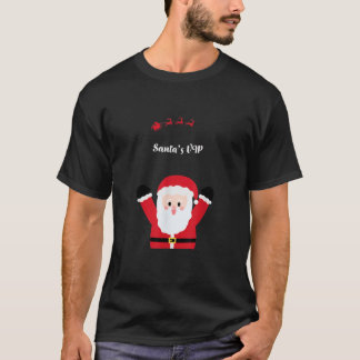 Santa's VIP Schattigee Feestelijke Kerstvreugde T-shirt