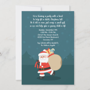Santa's Visit Christmas Kaart