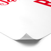 SANTA'S WATCHING IS GOED kinder kerstmotivatie Poster (Hoek)