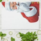 Santa's Watching Keuken Kerst Handdoek (Gevouwen)