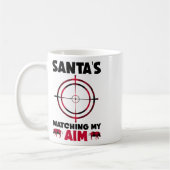 Santa's Watching My Aim - Boar Hog Hunting 1 Koffiemok (Links)