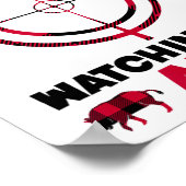 Santa's Watching My Aim - Boar Hog Hunting 1  Poster (Hoek)