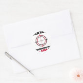 Santa's Watching My Aim - Boar Hog Hunting 1 Ronde Sticker (Envelop)