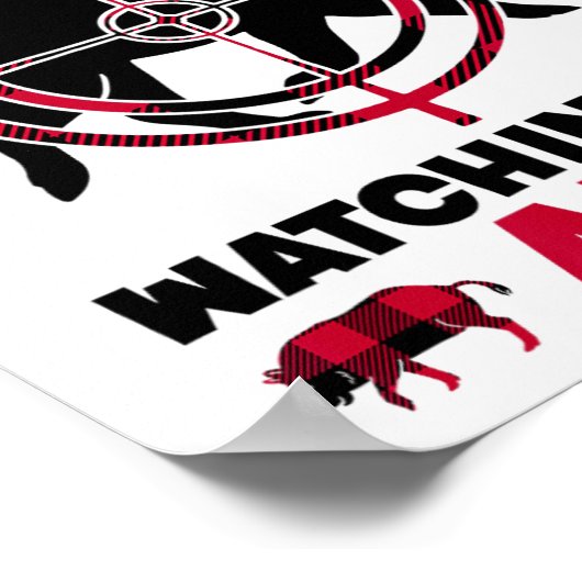 Santa's Watching My Aim - Boar Hog Hunting  Poster (Hoek)