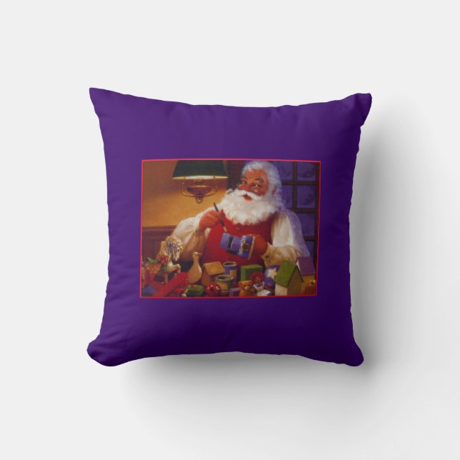 Santa's Werkplaats Amerikaanse MoJo Kussens (Voorkant)
