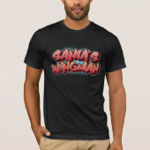 Santa's Wingman Grappig Kerstmis – Feestje T-shirt (Voorkant)