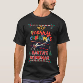 Santa's Wingman - Kerst piloot voor de luchtvaart T-shirt