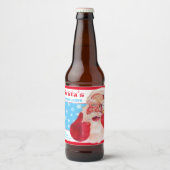 Santa's Winter Lager Bier Etiket (Voorkant)