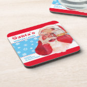 Santa's Winter Lager Bier Onderzetter (Linkerzijde)