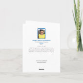 Santa's Winter Wonderland - Kinder kunst voor CHOC Kaart (Achterkant)