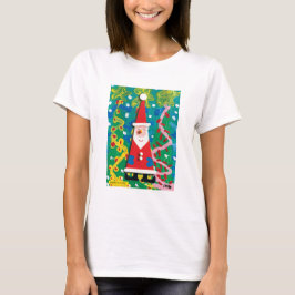 Santa's Winter Wonderland - Kinder kunst voor CHOC T-shirt