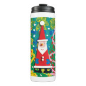 Santa's Winter Wonderland - Kinder kunst voor CHOC Thermosbeker (Voorkant)