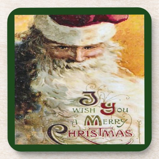 Santa's Wish voor je set kurkOnderzetters Drankjes Onderzetter (Voorkant)