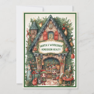 Santa's Workshop Bedrijf Kerst Kaarten