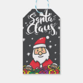 Santa's workshop cadeaulabel (Achterkant)