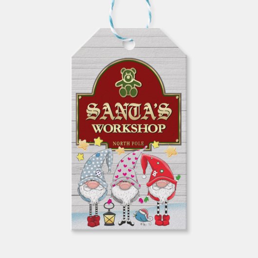 Santa's Workshop — CadeauLabels (Voorkant)