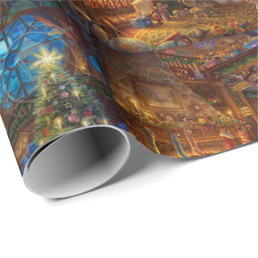 Santa's Workshop Cadeaupapier (Rol Hoek)