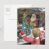 Santa's workshop feestdagenkaart (Voorkant / Achterkant)