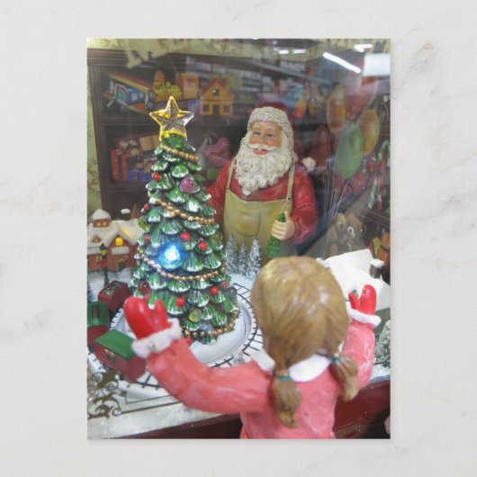 Santa's workshop feestdagenkaart (Voorkant)