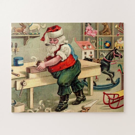 Santa's Workshop Grote Stuk Jigsaw Puzzel (Horizontaal)