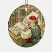 Santa's workshop keramisch ornament (Links)