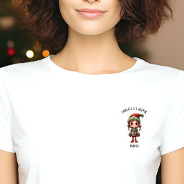 Santa's Workshop Kleine Helper Elf Persoonlijk T-shirt
