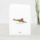 Santa's Workshop Leuke Leuke Kerstkaart Feestdagen Kaart (Achterkant)