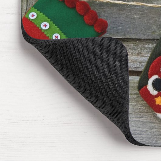 Santa's workshop muismat (Hoek)