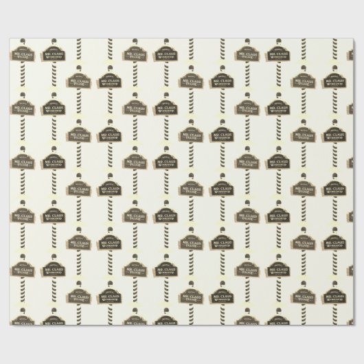 Santa's workshop Noordpool Cadeaupapier (Vlak)