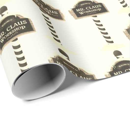 Santa's workshop Noordpool Cadeaupapier (Rol Hoek)