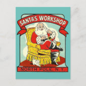 Santa's Workshop, North Pole N.Y. - Briefkaart (Voorkant)